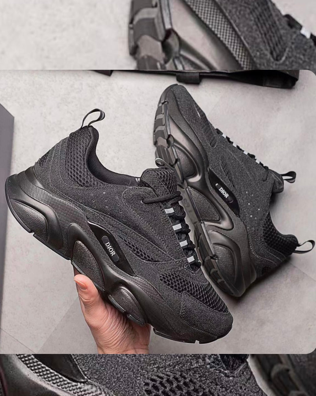 Dior B22 Black Crystal