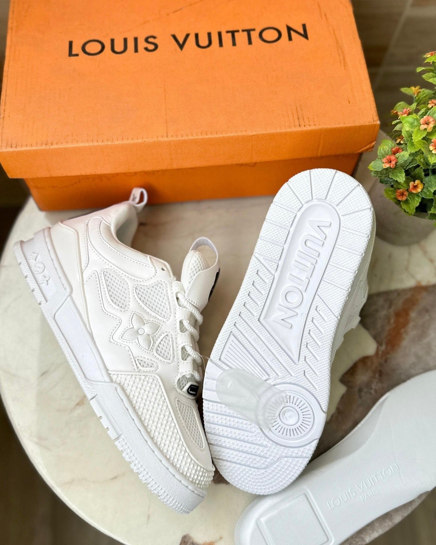 Louis Vuitton Skate All White