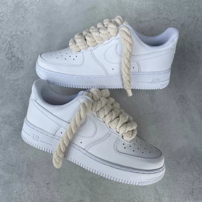 Nk Air Force 1 White Rope Laces