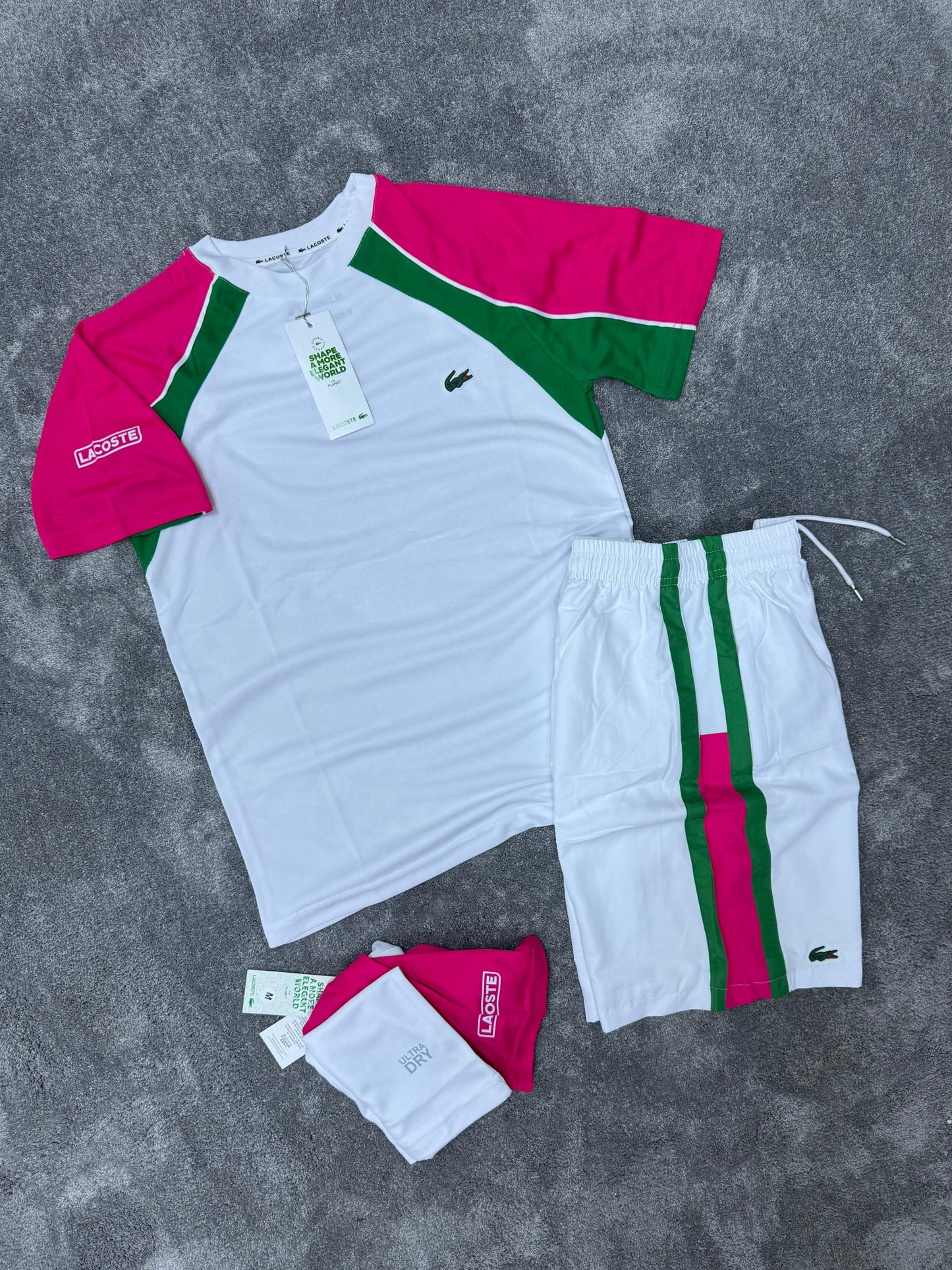 Conjunto Corto Lacoste