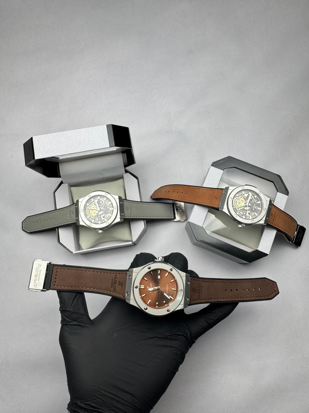 Hublot Classic Fusion Titanio Dial Marrón