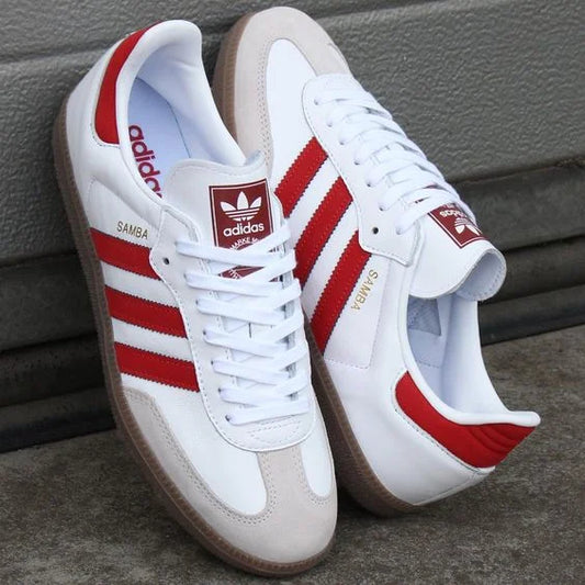 Adidas Samba Blanco/Rojo