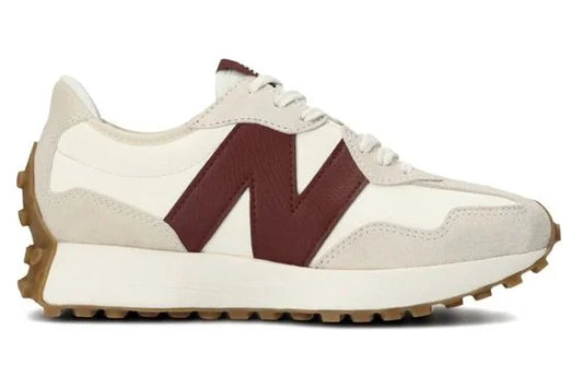 New Balance 327 Blanco/Burdeos