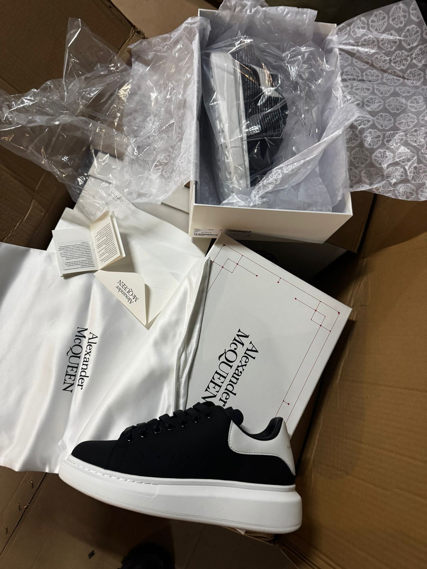 Alexander McQueen Black and All White