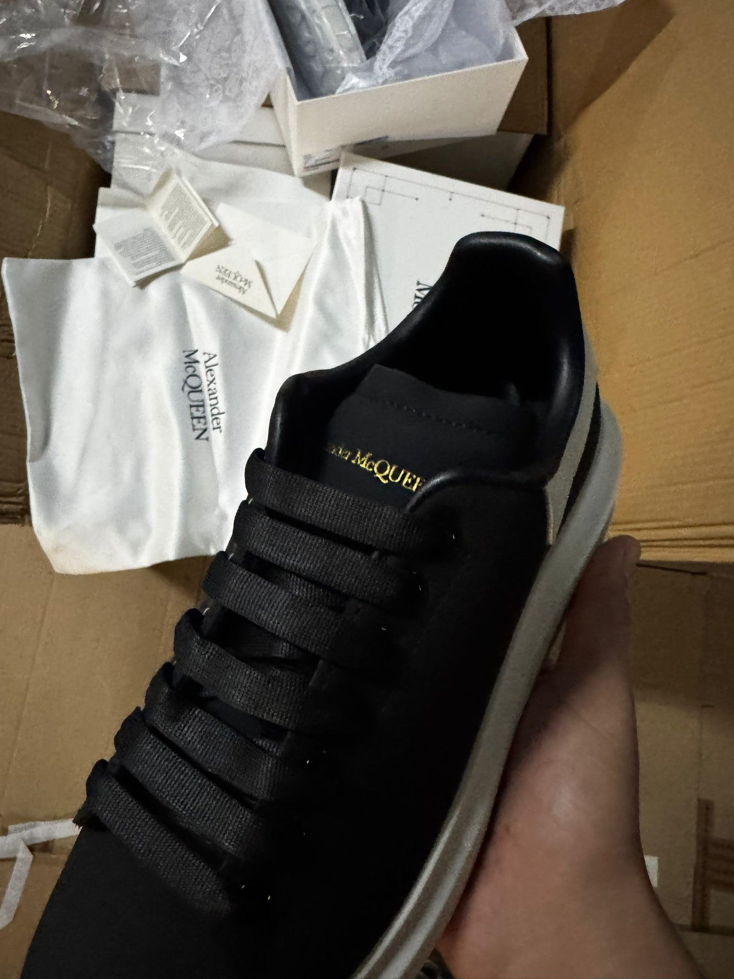 Alexander McQueen Black and All White