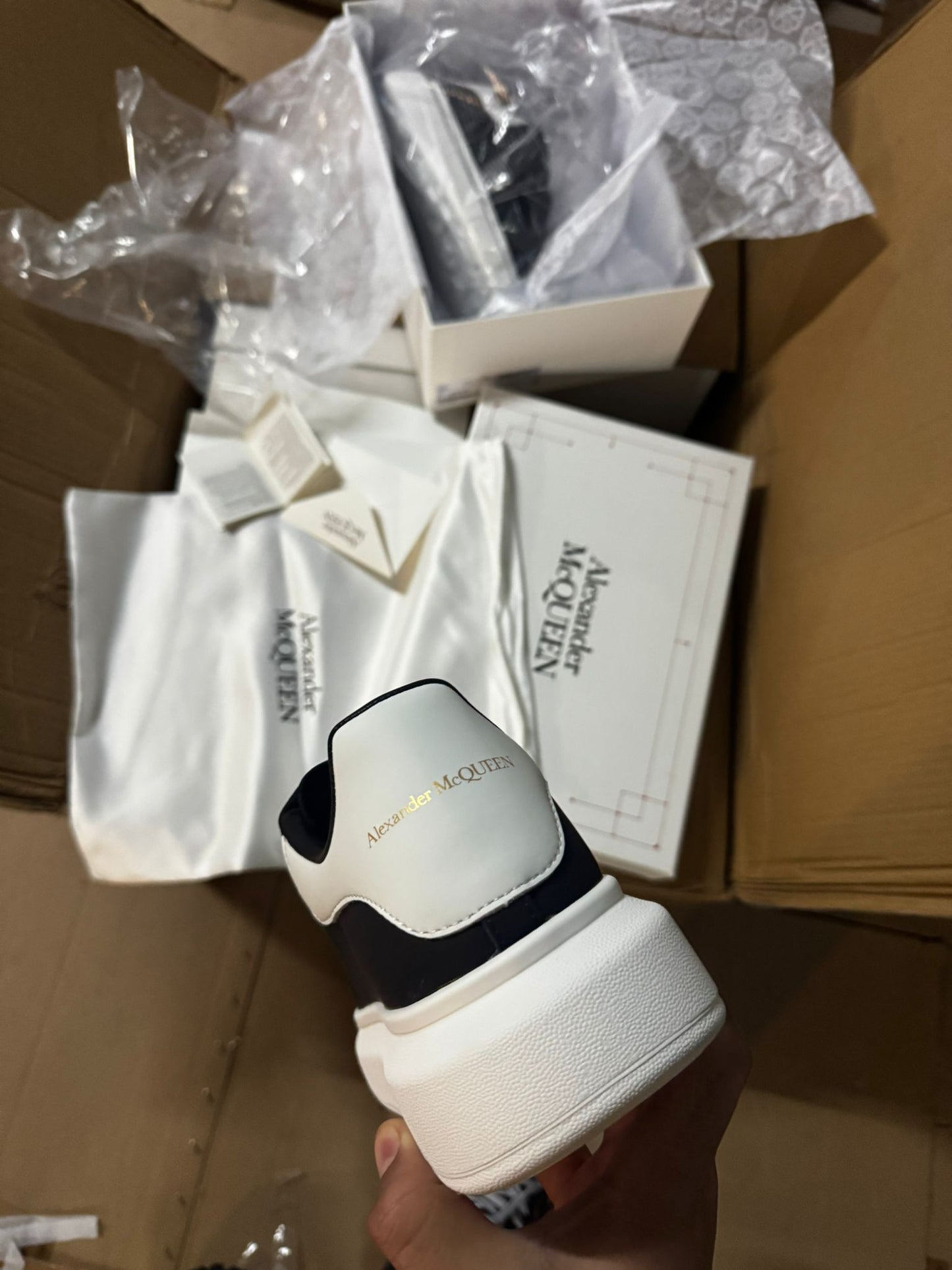 Alexander McQueen Black and All White