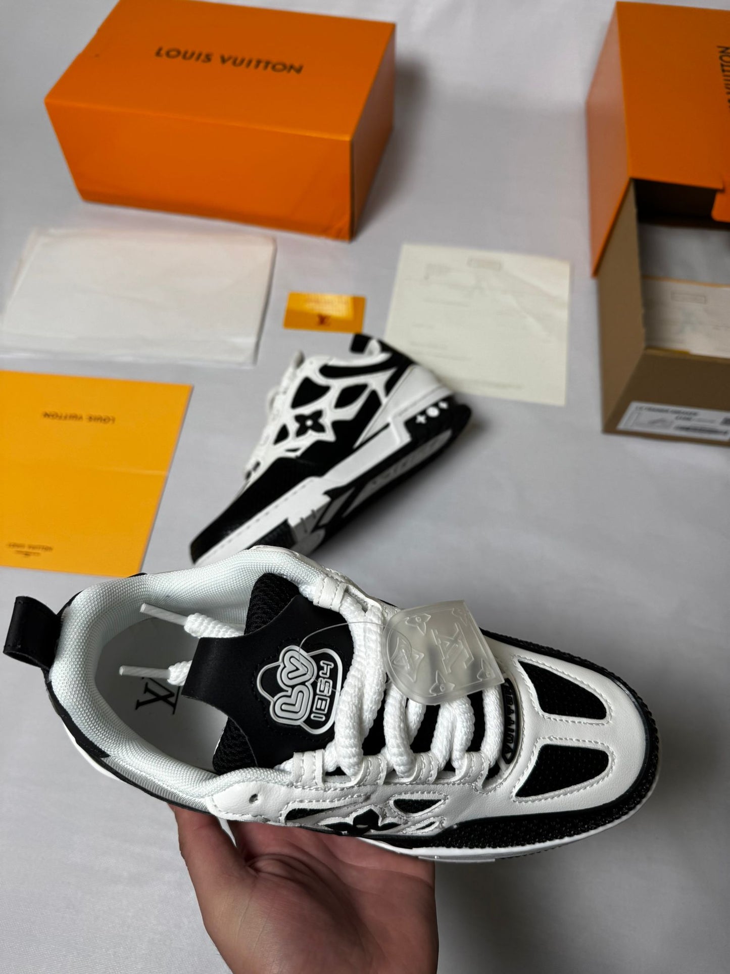 Louis Vuitton Skate White And Black