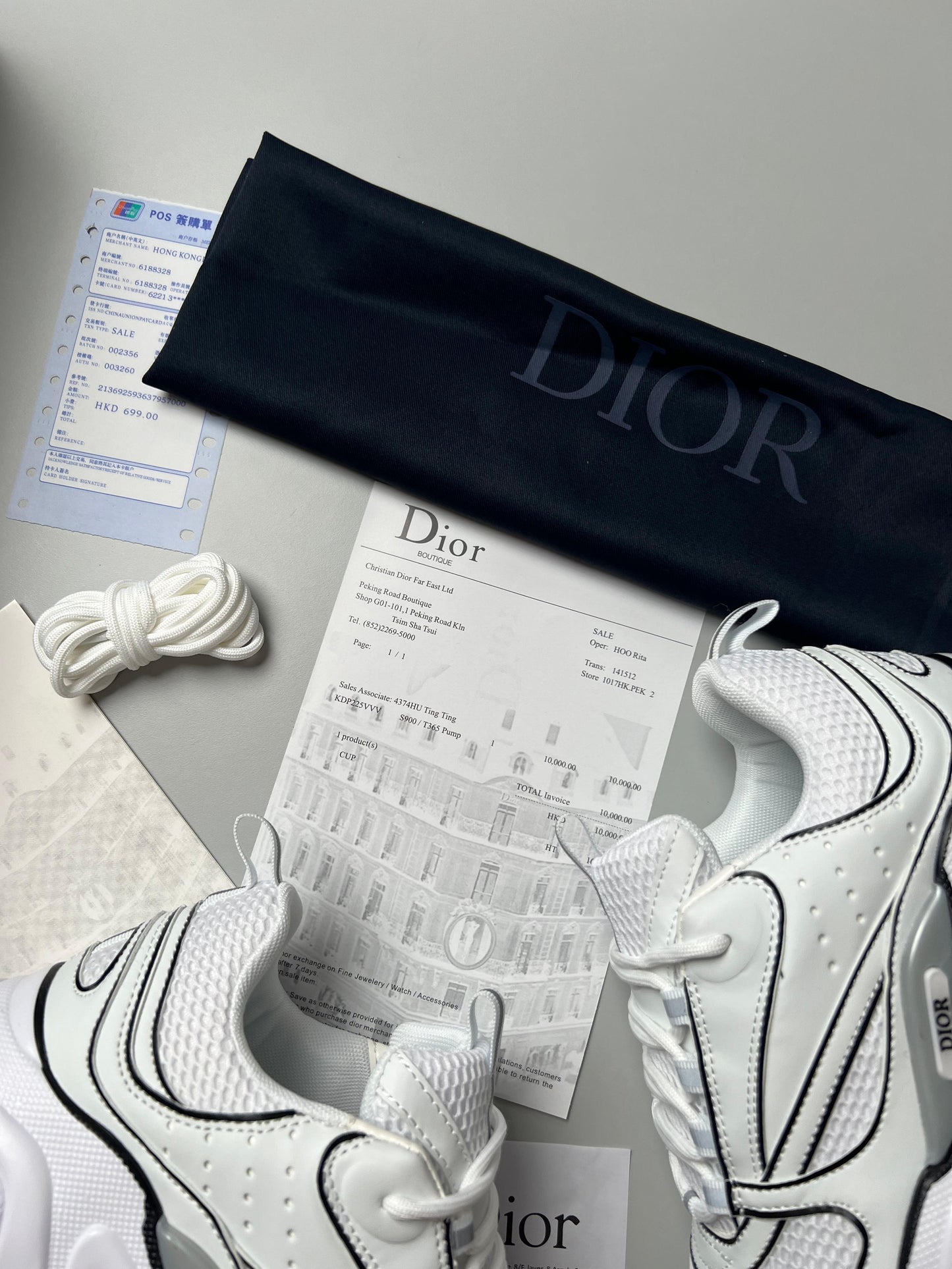 Dior B22 White Draw