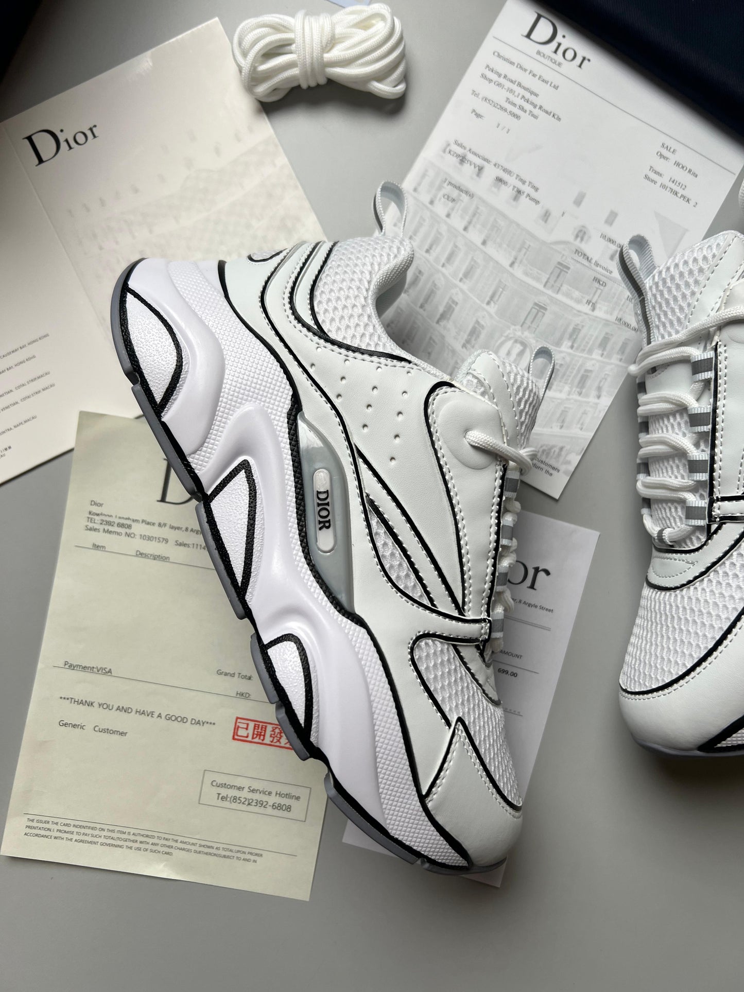 Dior B22 White Draw