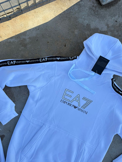 Chandal Armani EA7 White Black