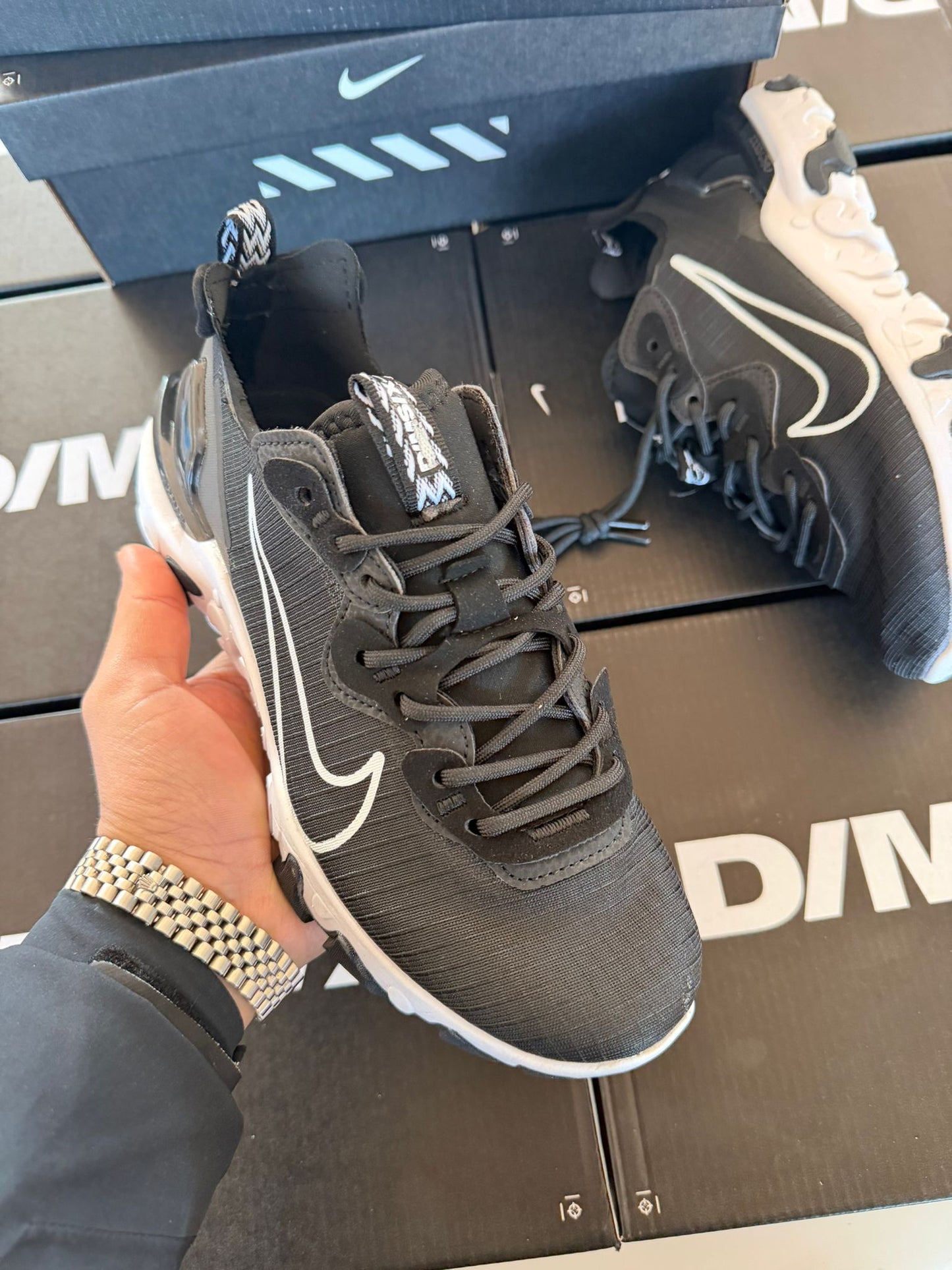 Nike React Vision Goretex Black And White