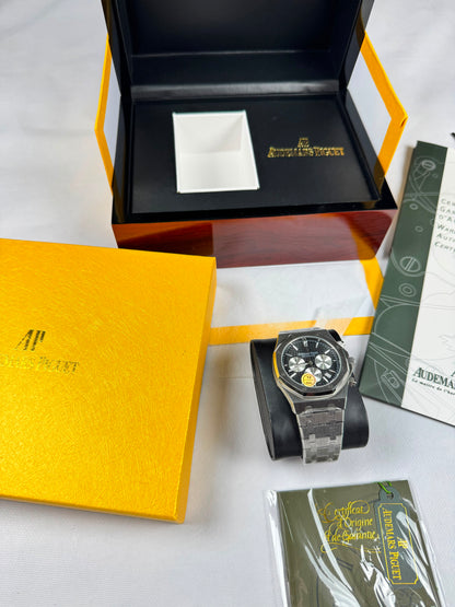 Reloj Audemars Piguet Grey And Black (Maxima Calidad)