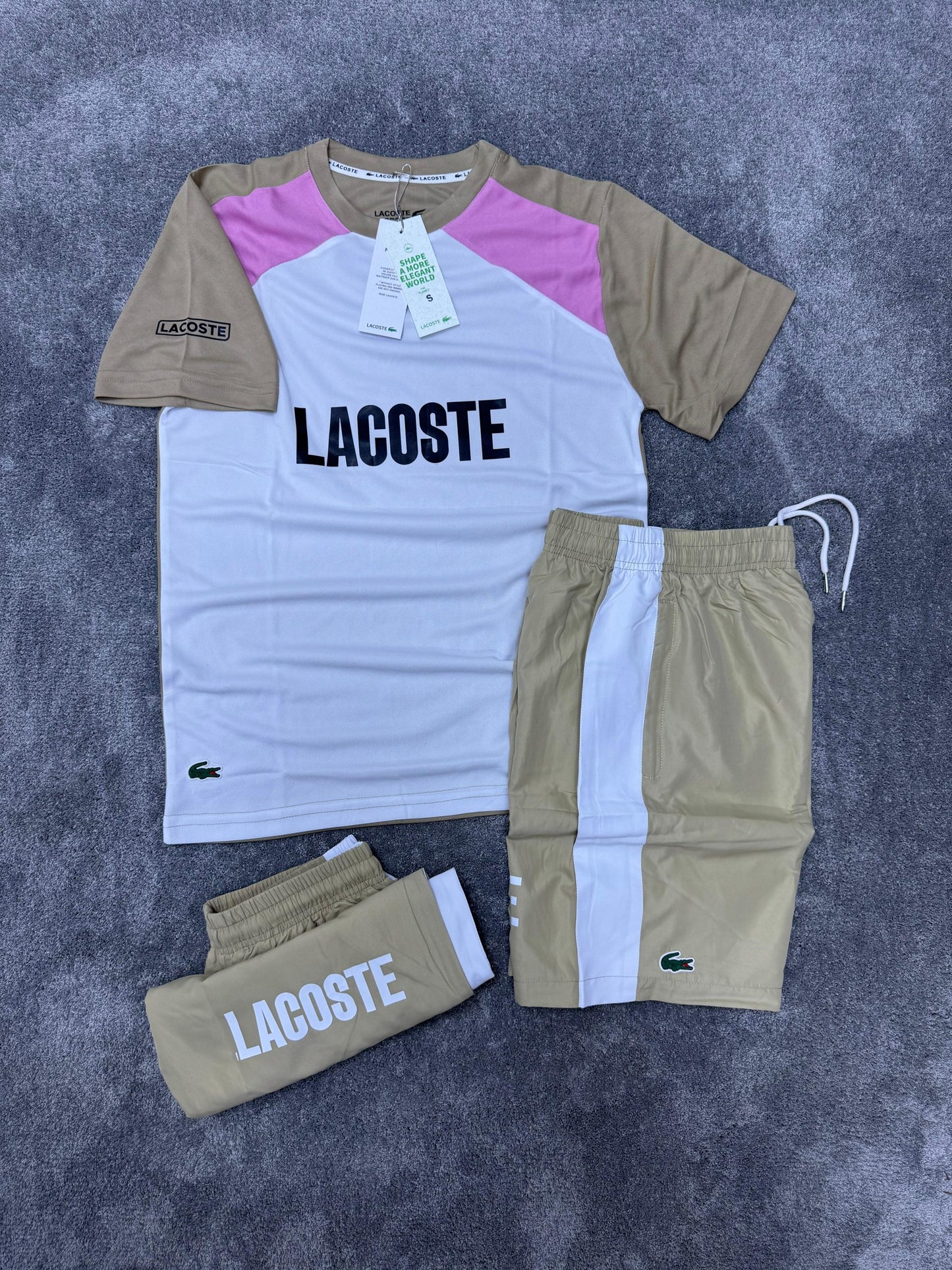 Conjunto Corto Lacoste