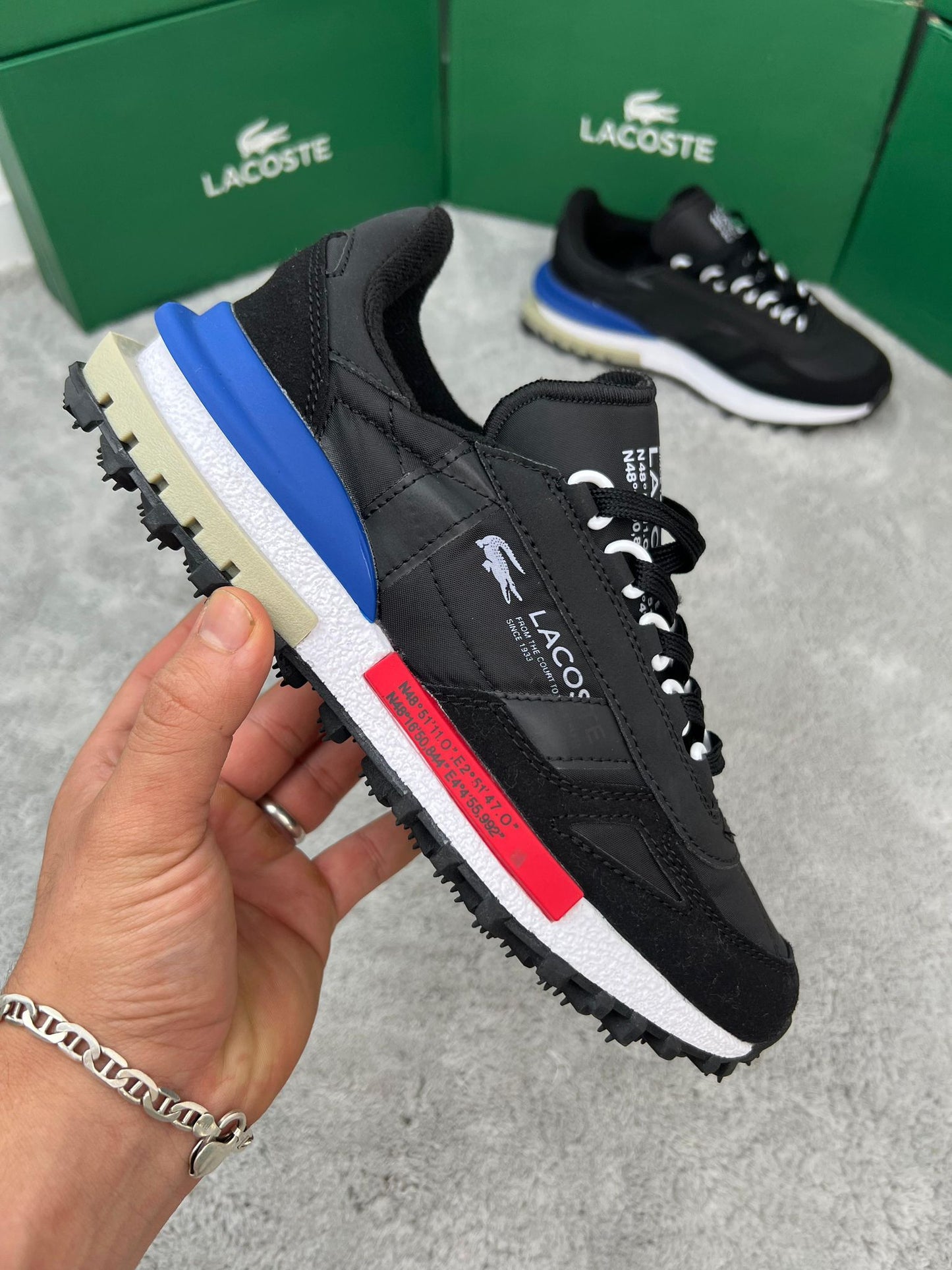 Lacoste Elite Active Black RBW