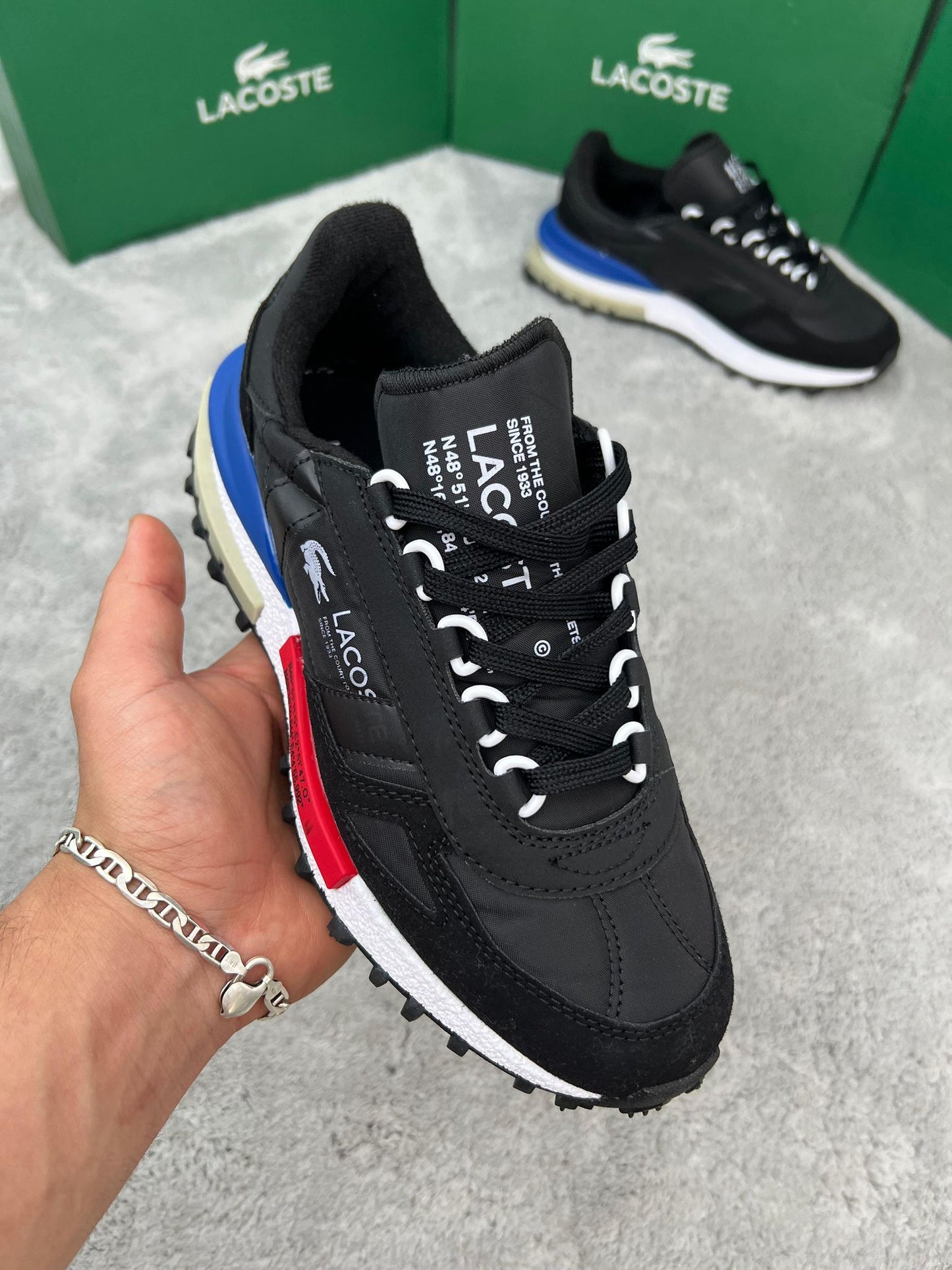 Lacoste Elite Active Black RBW