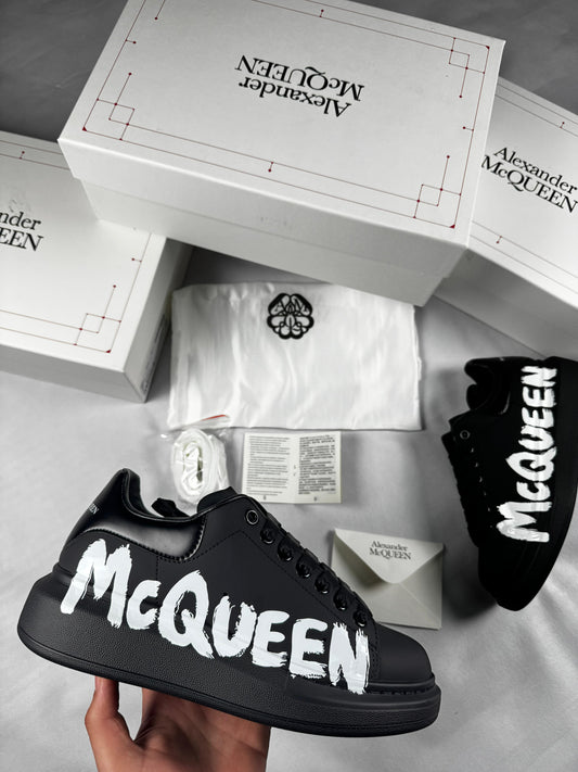 Alexander McQueen Black Graffiti