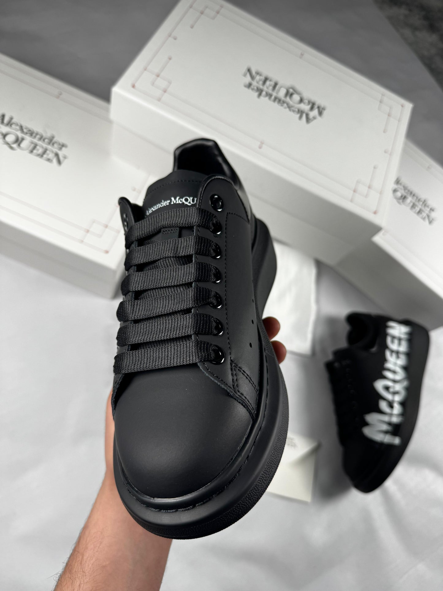 Alexander McQueen Black Graffiti