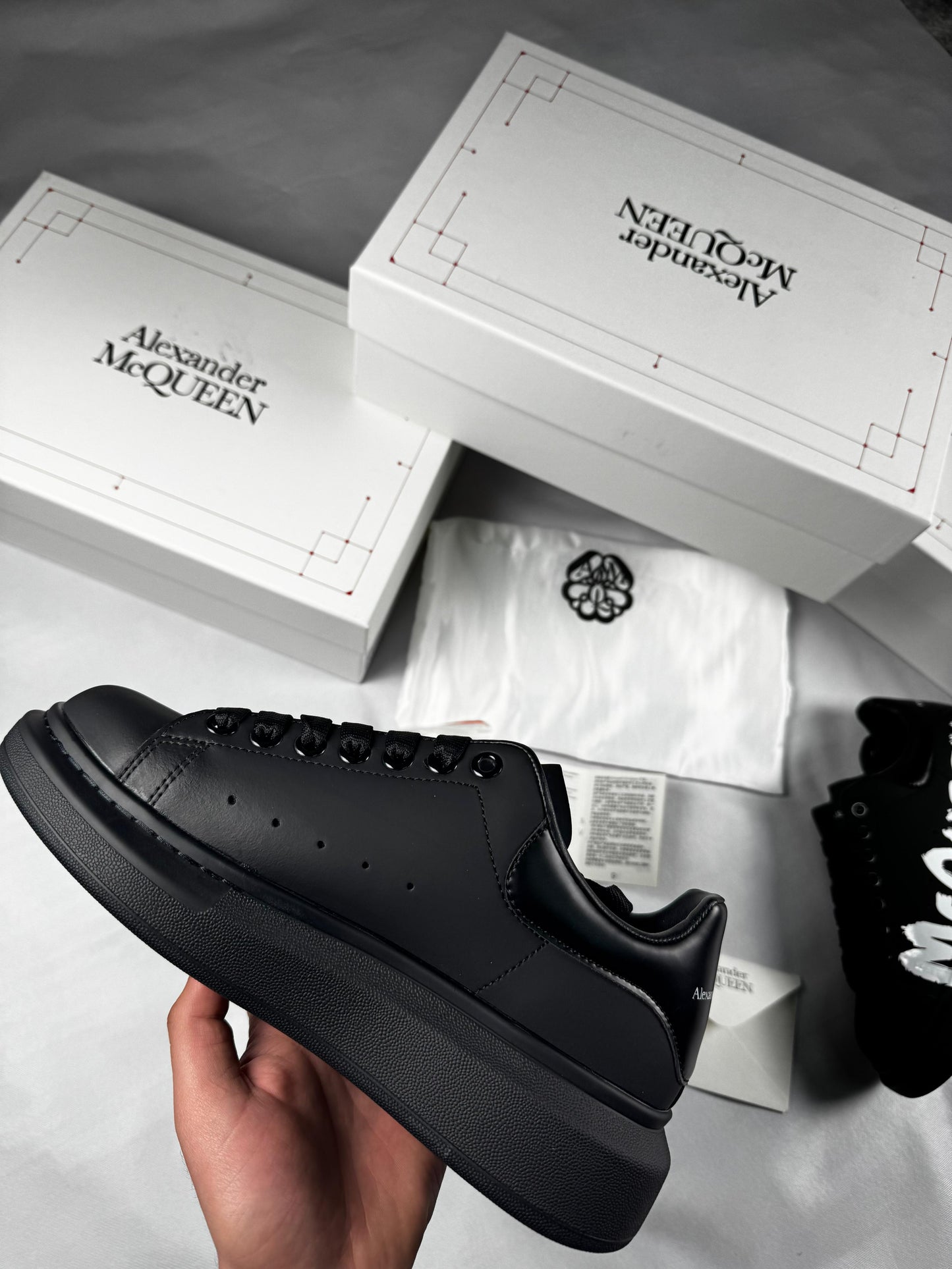 Alexander McQueen Black Graffiti