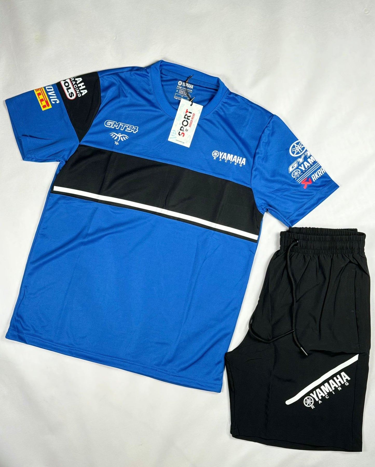 Conjunto Yamaha Racing Azul Negro Bicolor