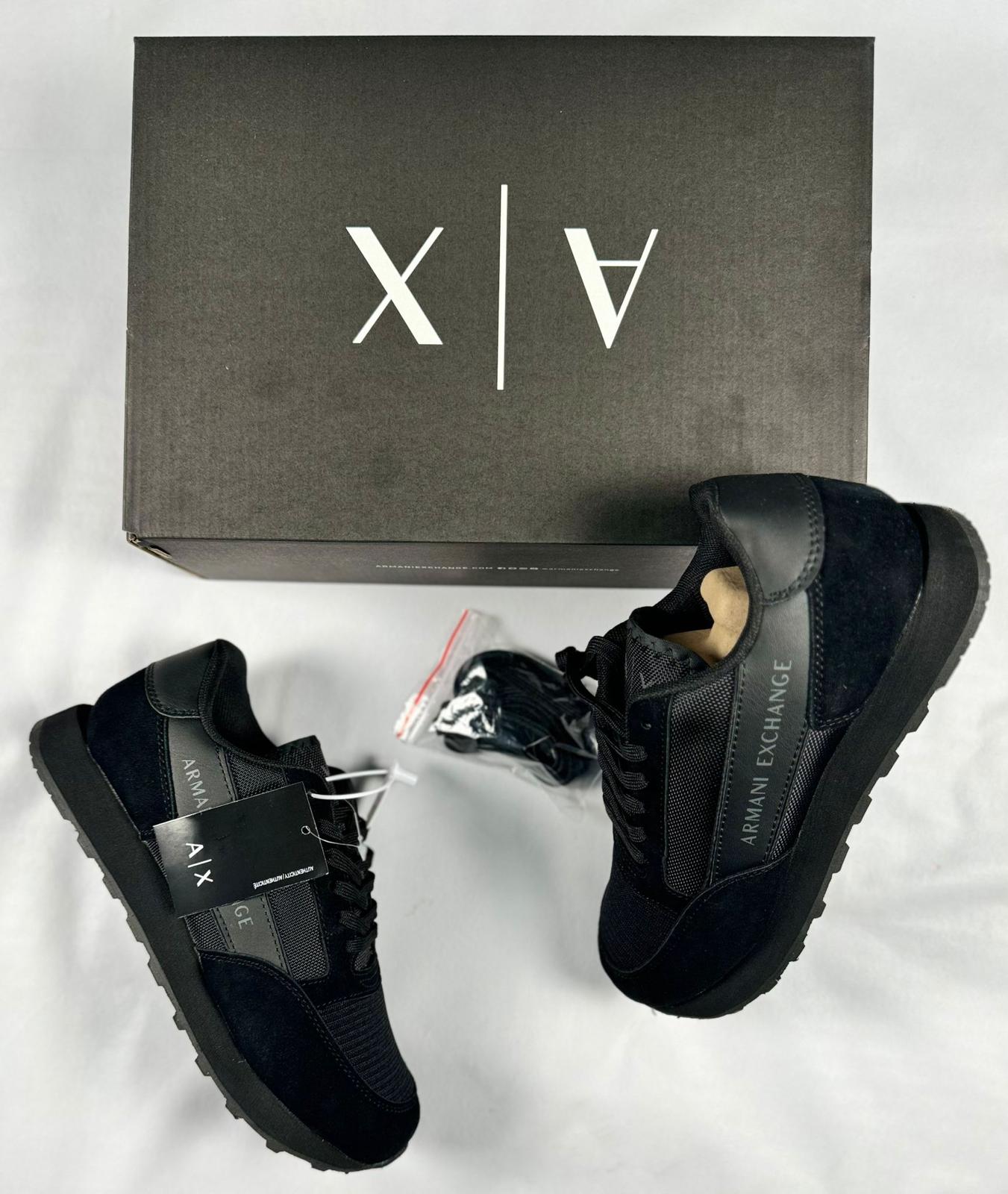 Zapatillas Armani Exchange Negro Total Hombre