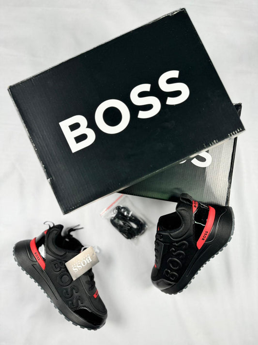 Zapatillas Hugo Boss Negras con Rojo