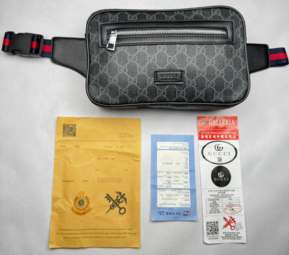 Riñonera Gucci Belt Bag GG Supreme Negro