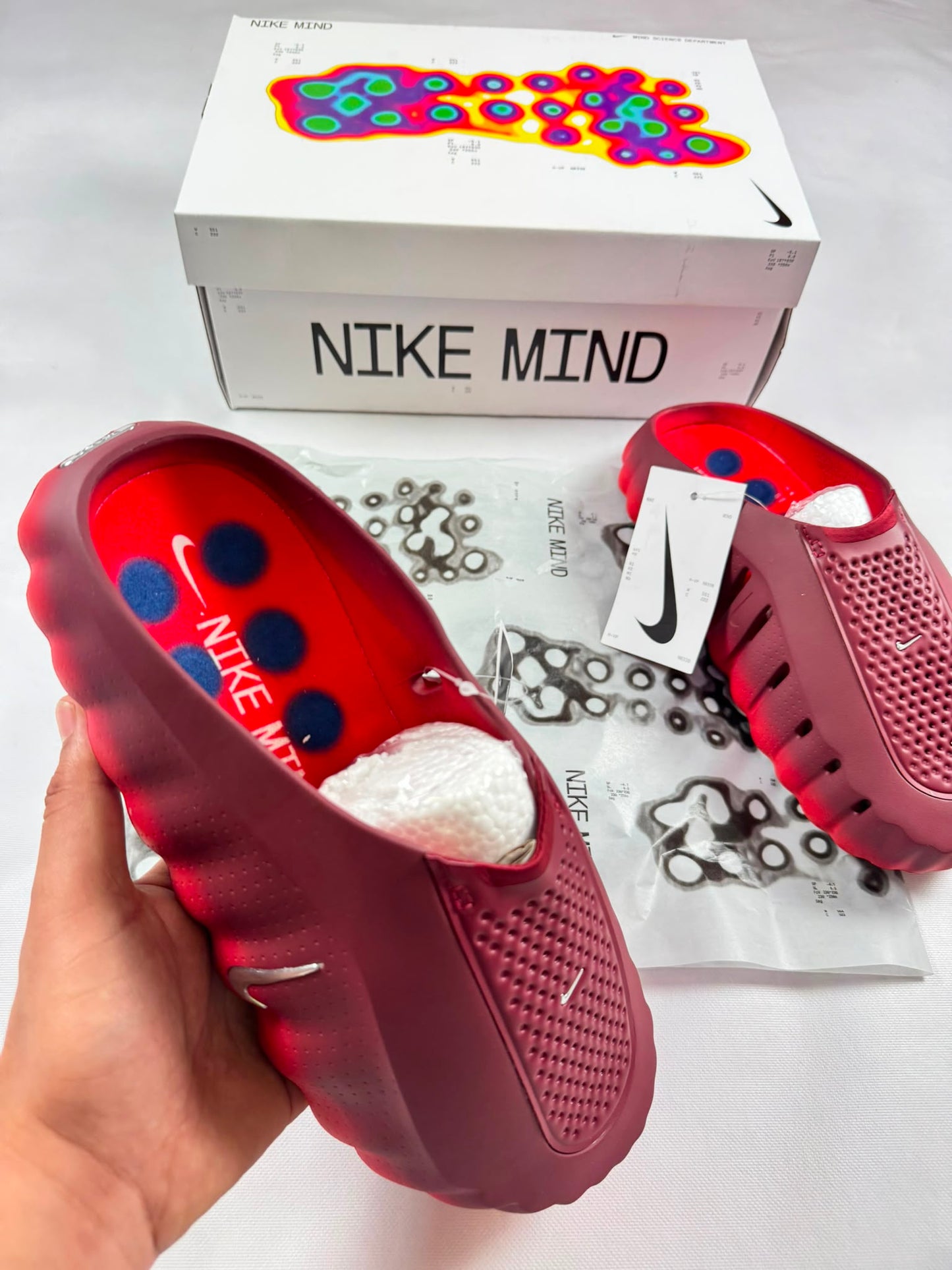 Nike Mind 001 Rojas – Chanclas Recovery Nike