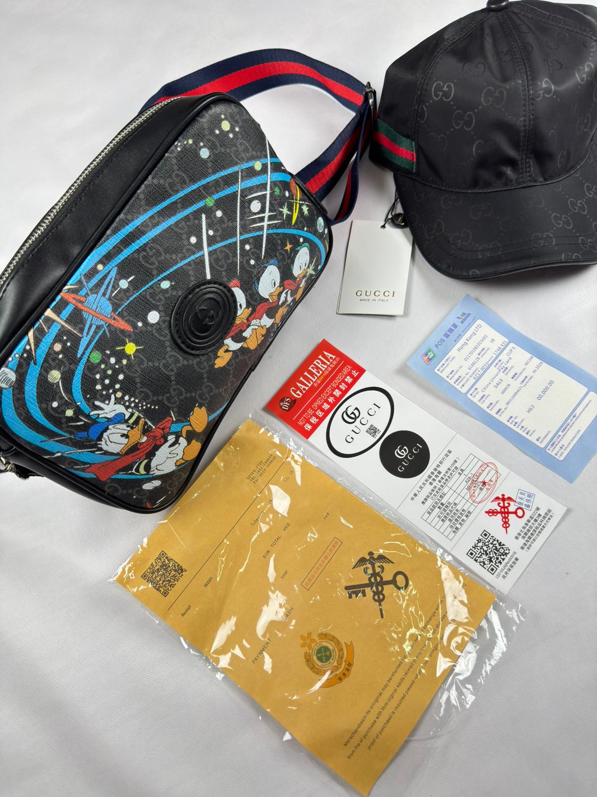 Pack Bolso Cruzado + Gorra Negro