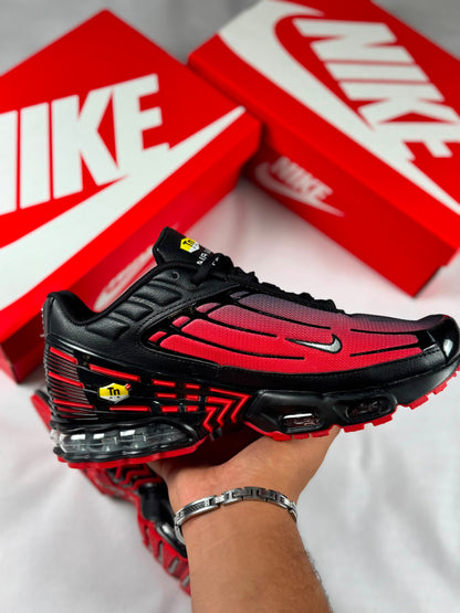 Nike Tn Tunned Black And Red