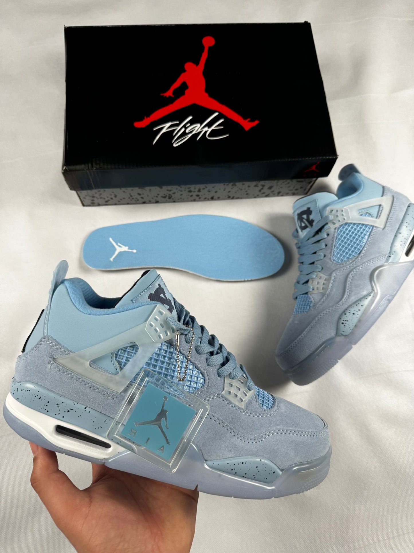 Jordan Retro 4 Ice Blue PE