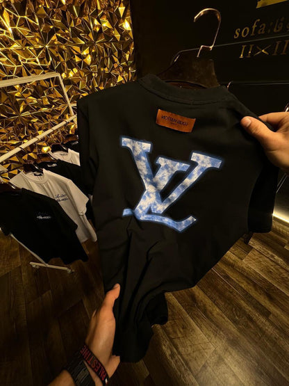 Camiseta Louis Vuitton Monogram Pop Art Negra