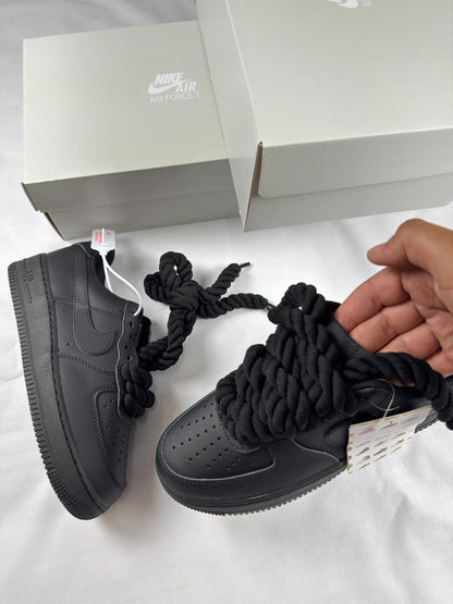 Nk Air Force 1 Black Rope Laces