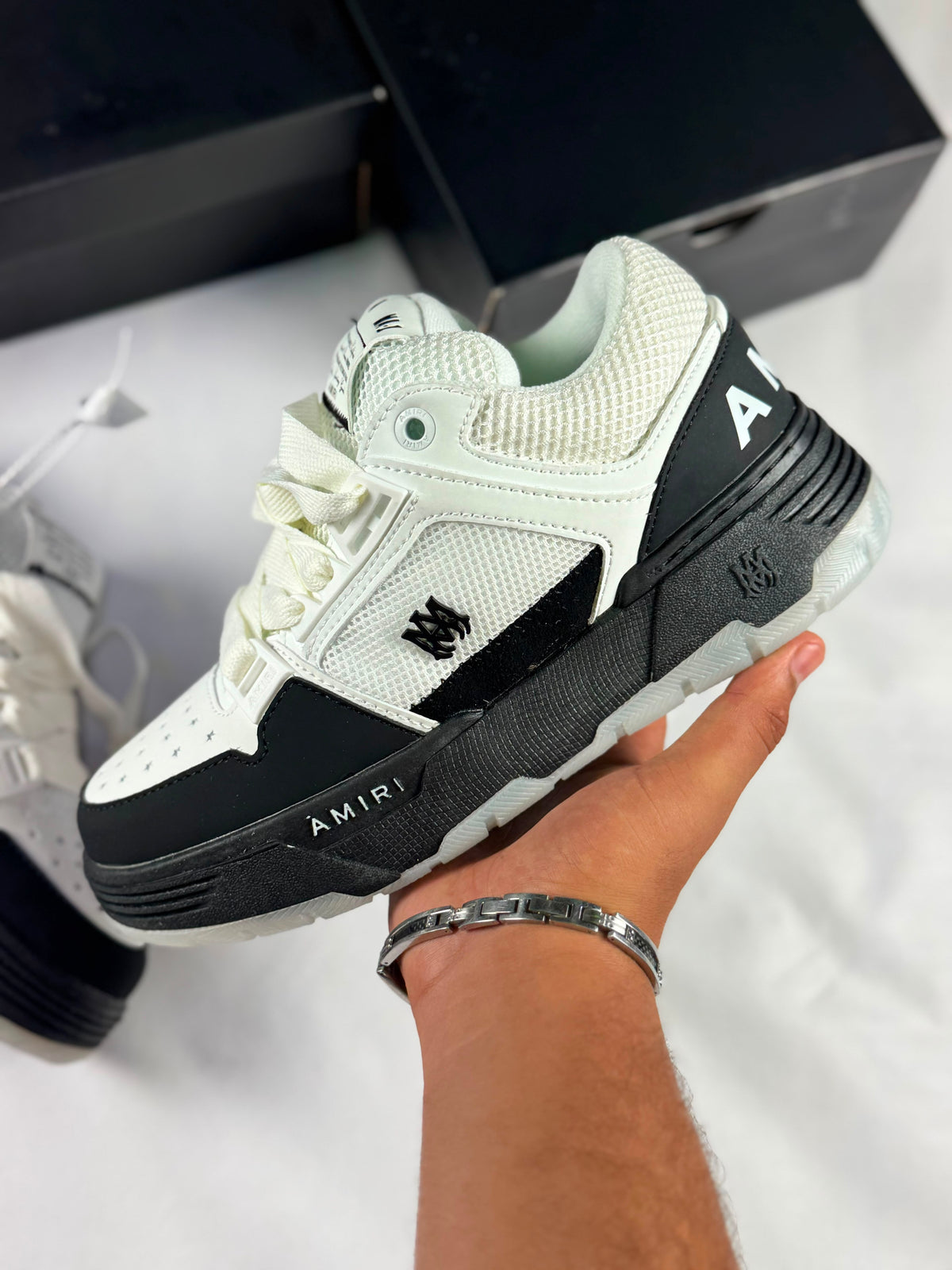 AMIRI MA-1 White and Black